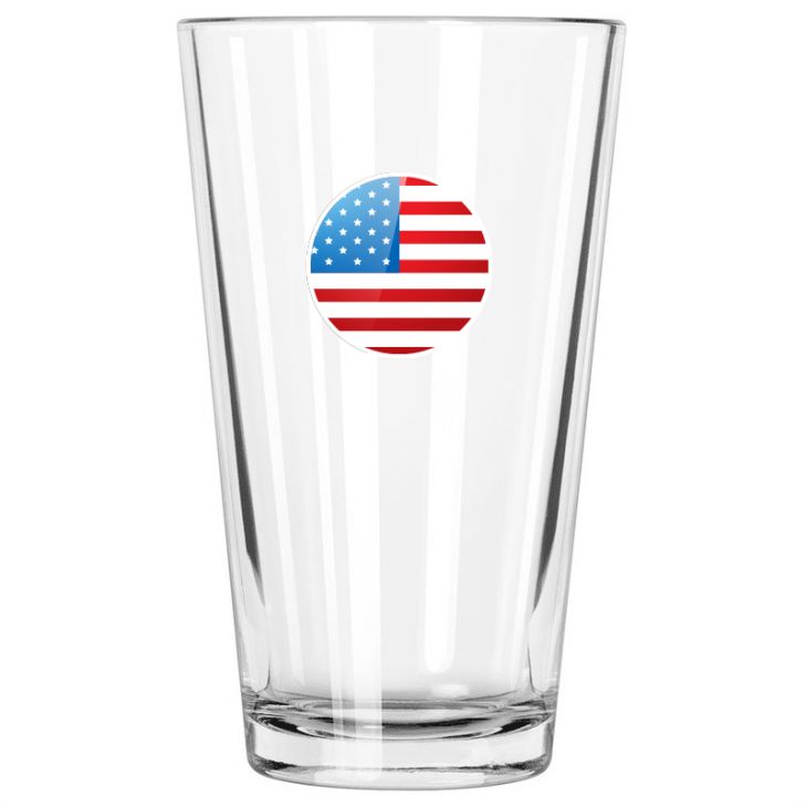 16 oz America's Most Popular Pint Glass main image